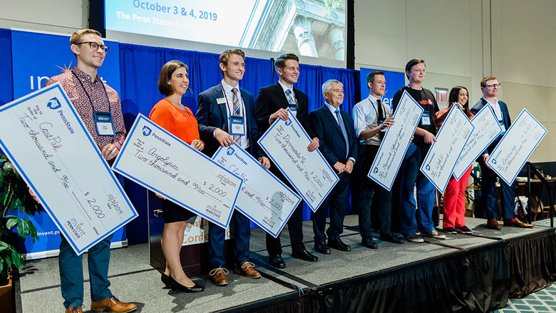 The Student Startup Showcase participants a the 2019 Invent Penn State Venture & IP Conference 