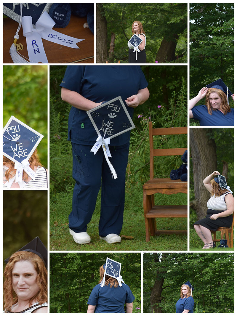 Heather Penwell graduation collage of photos