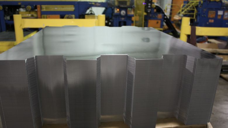 Stack of steel sheets
