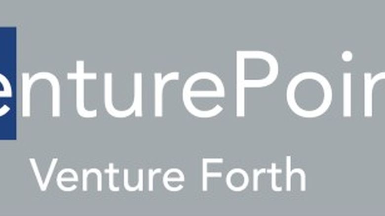 Text that reads VenturePointe, venture forth