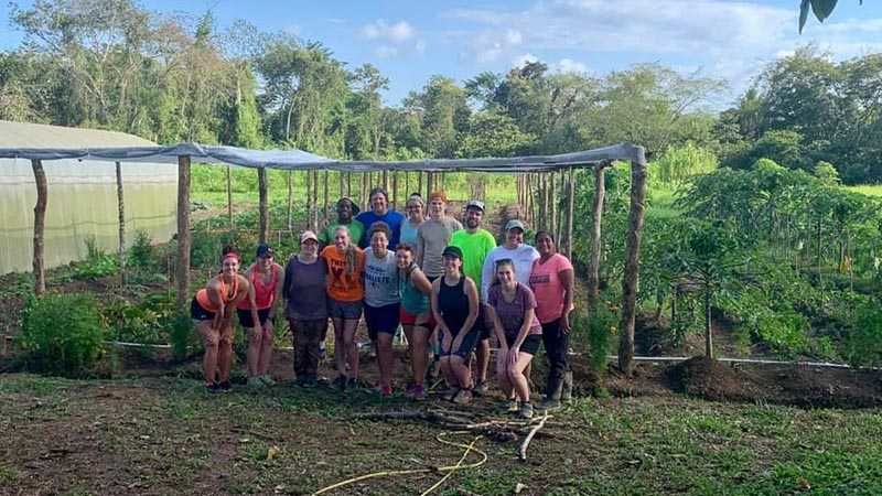 Penn State Shenango student and staff with Mayan native Noemi Romero