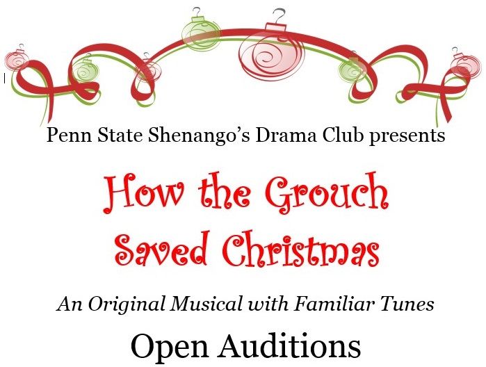Auditions to be held for Penn State Shenango holiday production